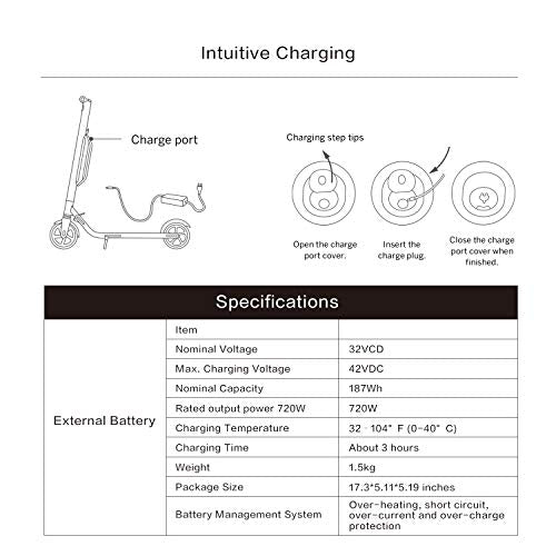 Segway-Ninebot External Battery Pack for ES1/ES2/ES4 Electric Kick Scooters