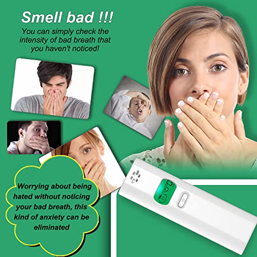 Bad Breath Tester Odor Detector Portable Breathe Bad Detector Health Care Gadgets Breath Odor Analyzer Tools for Portable Use