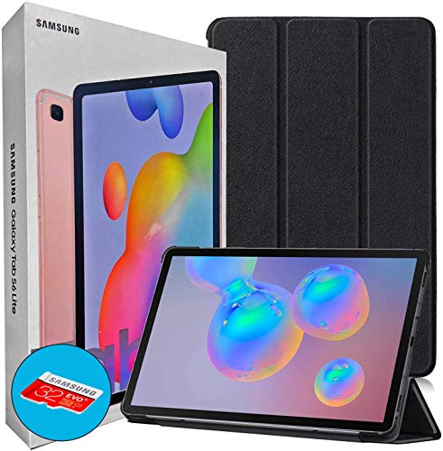 Samsung Galaxy P610 Tab S6 Lite 10.4-Inch 64 GB WiFi Android 10 Touchscreen Tablet (Chiffon Rose) Bundle S Pen Included - Hard Case, Screen Protector, 32GB microSD Card