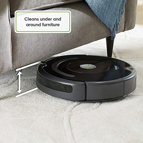 iRobot Roomba 675 Robot Vacuum-Wi-Fi Connectivity, Works with Alexa, Good for Pet Hair, Carpets, Hard Floors, Self-Charging (Renewed)