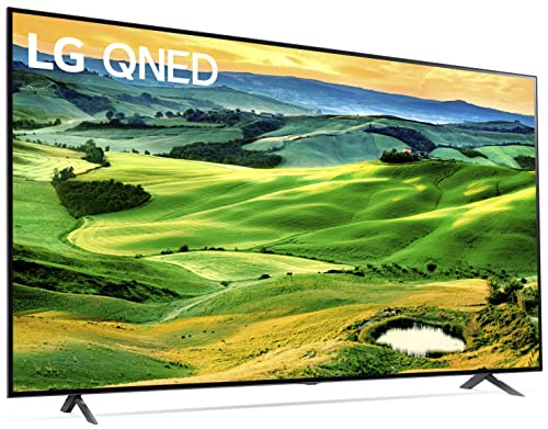 LG 86-Inch Class QNED80 Series Alexa Built-in 4K Smart TV, 120Hz Refresh Rate, AI-Powered 4K, HDR Pro, WiSA Ready, Cloud Gaming (86QNED80UQA, 2022)