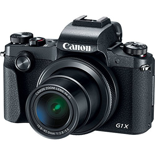 Canon PowerShot G1 X Mark III Digital Camera (2208C001), 64GB Memory Card, NB13L Battery, Corel Photo Software, Charger, Card Reader, Deluxe Soft Bag, Flex Tripod + More (International Model)