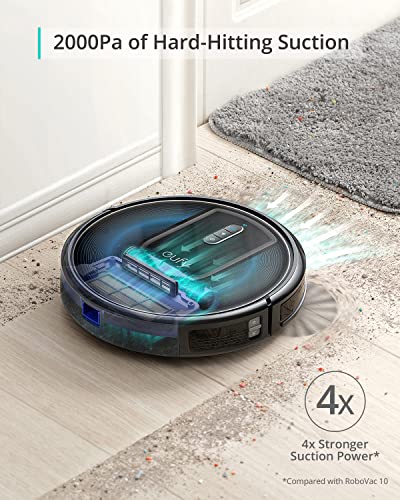 eufy by Anker, RoboVac G30, Robot Vacuum with Smart Dynamic Navigation 2.0, 2000 Pa Strong Suction, Wi-Fi, Compatible with Alexa, Carpets and Hard Floors, Ideal for Pet Owners