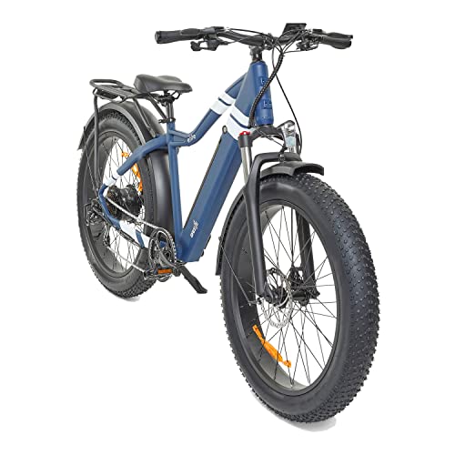 Electric Bike for Adults, EZ Breeze Fat Tire E-Bike for Commuting | 750W Motor | 48V 14ah Battery w/Fast Charge Technology | Dual-Disc Brake | 7-Speed Gear l 26" Bike, 19" Frame
