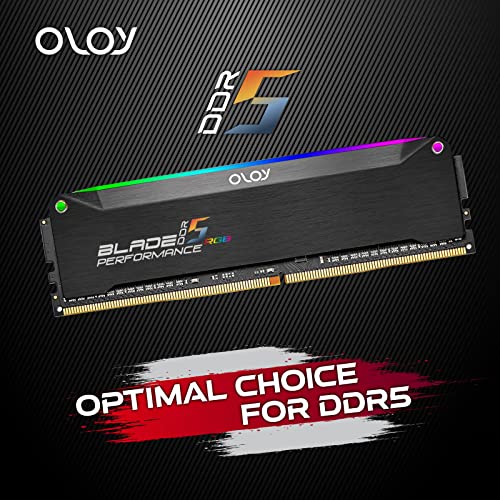 OLOy DDR5 RAM 32GB (2x16GB) Blade-RGB RGB 5200 MHz CL36 1.25V UDIMM (MD5U1652361BRKDE)