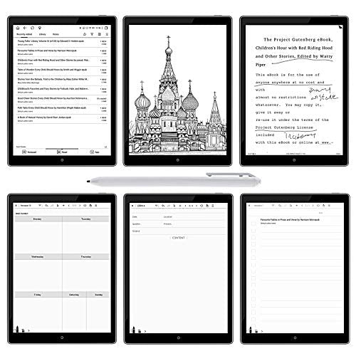 Taotuo 10.1 E-Ink Tablet ePaper Paperwhite Reader with Adjustable Front Light,Android 8.1, 64GB Digital Paper Notepad,Support WiFi Bluetooth OTG (Blue)