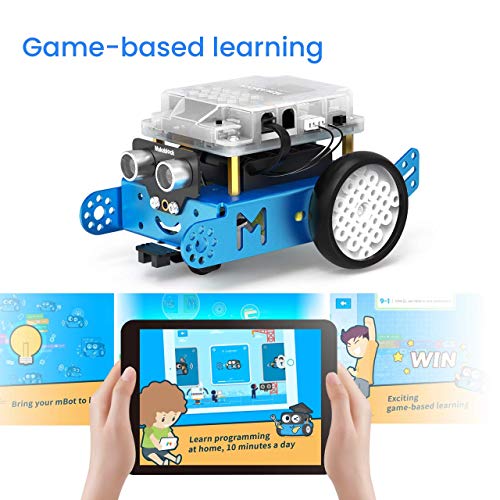 Makeblock mBot STEM Projects for Kids Ages 8-12, Learning & Education Toys for Boys and Girls to Learn Robotics, Electronics and Programming While Playing, Coding Robot Kit