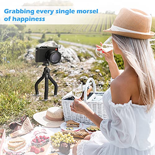 UBeesize Phone Tripod, Portable and Flexible Tripod with Wireless Remote and Clip, Cell Phone Tripod Stand for Video Recording