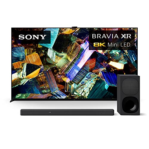 Sony 85 Inch 4K Ultra HD TV Z9K Series:BRAVIA XR 8K Mini LED Smart Google TV, Dolby Vision HDR, Exclusive Features for PS 5 XR85Z9K- 2022 Model w/HT-G700: 3.1CH Dolby Atmos/X Soundbar Bluetooth Tech