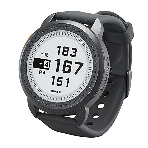 Bushnell iON Edge (Black) GPS Golf Watch Power Bundle | with PlayBetter Portable Charger & HD Tempered Glass (x2) | Touchscreen, Auto-Course, & Movable Pin | 38,000 Courses | Golfers Rangefinder Watch