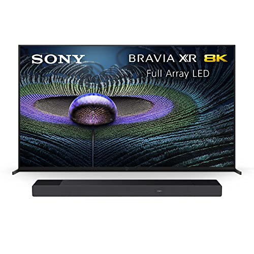 Sony HT-A7000 7.1.2ch X and 360 Reality Audio, Compatible with Alexa and Google Assistant + Sony Z9J 85 Inch TV: BRAVIA XR Full Array LED 8K and Alexa Compatibility XR85Z9J- 2021 Model