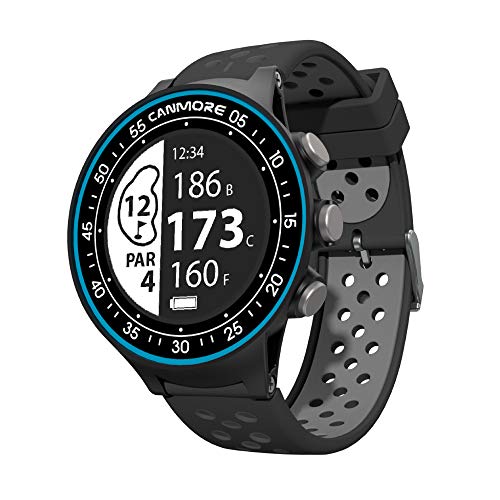 CANMORE TW410G GPS Golf Watch with Step Tracking (Blue)- 40,000+ Free Worldwide Golf Courses Preloaded - Minimalist & User Friendly