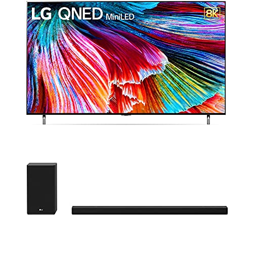 LG 75QNED99UPA Alexa Built-in QNED MiniLED 99 Series 75" 8K Smart UHD NanoCell TV (2021) with SP9YA Soundbar