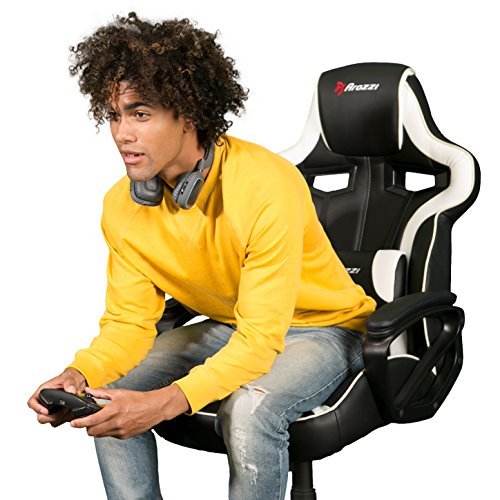 Arozzi Milano Enhanced Gaming Chair, Black,Milano-BK