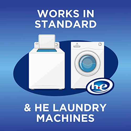 Arm & Hammer Liquid Laundry Detergent, Clean Burst Dual HE, 144.5oz 107 Loads