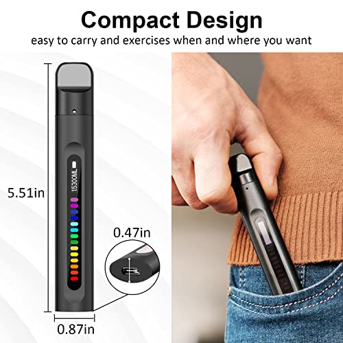 Breathing Training Device, Respiratory Muscle Training for Better Breathe, Guided Smart Breathing Exercise Assistant for Athletes and Sportspersons.