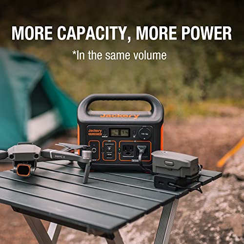 Jackery Portable Power Station Explorer 300, 293Wh Backup Lithium Battery, 110V/300W Pure Sine Wave AC Outlet, Solar Generator (Solar Panel Not Included) for Outdoors Camping Travel Hunting Blackout