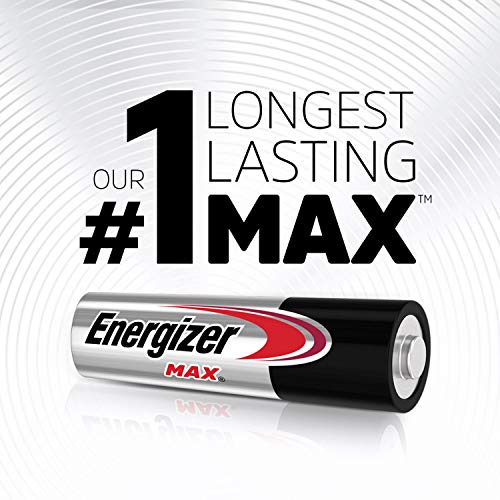 Energizer AA Batteries and AAA Batteries, 24 Max Double A Batteries and 24 Max Triple A Batteries Combo Pack, 48 Count