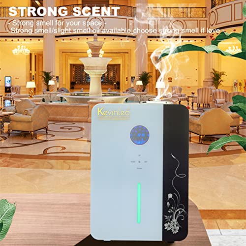 US Ship-Kevinleo Scent Machine Home Covering 3,500-7,500 sq.ft,APP Phone Control/Built-in Timer,Help Connect WiFi,Waterless,Powerful Scent Outlet,HVAC/Stand Alone,Essential Oil Diffuser Hotel