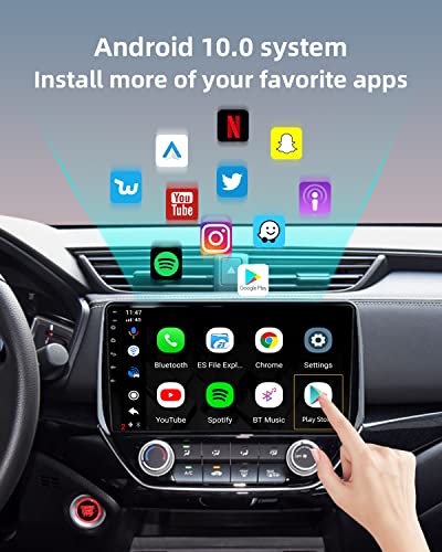 Multimedia Video Box Android 10 Wireless CarPlay Android Auto Adapter,The Magic Box Carplay Built-in Navigation,4+64G,Support Netflix YouTube,Only Support Car with OEM Wired CarPlay