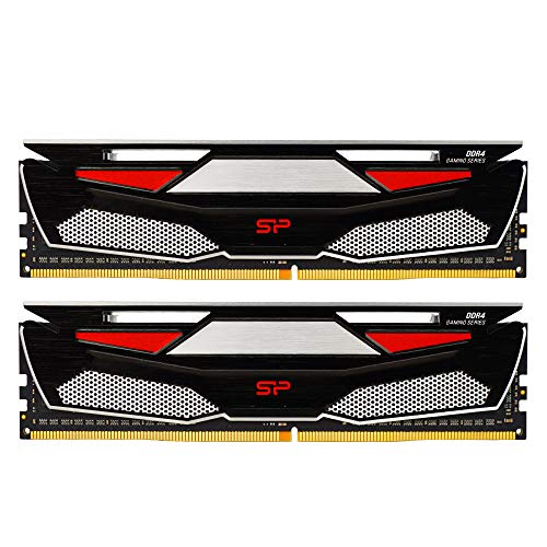 Silicon Power Gaming DDR4 32GB (16GBx2) 3200MHz (PC4 25600) 288-pin CL16 1.35V UDIMM Desktop Memory Module RAM - Low Voltage SP032GXLZU320BDAAD