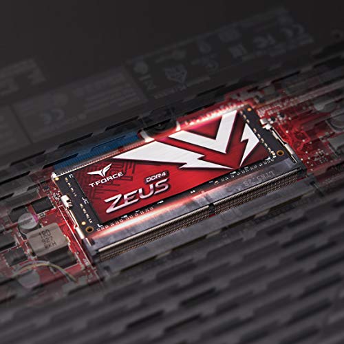 TEAMGROUP T-Force Zeus DDR4 SODIMM 32GB 2666MHz (PC4 21300) CL19 Laptop Memory Module Ram - TTZD432G2666HC19-S01