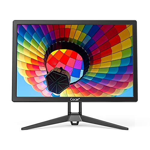 Cocar 19 inch Monitor, Desktop Computer Monitor 19" 75hz 2ms 1440x900 TN Panel Built-in Speaker VESA 100x100 HDMI VGA, PC Mointor 16:10 Screen Display for PC PS3 PS4 Xbox Office