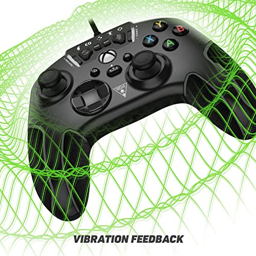 Turtle Beach Recon Controller Wired Gaming Controller for Xbox Series X & Xbox Series S, Xbox One & Windows 10 PCs Featuring Remappable Buttons, Audio Enhancements, and Superhuman Hearing - Black