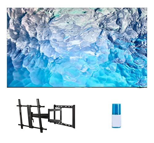 Samsung QN85QN900BFXZA 85" 8K QLED UHD HDR Smart Infinity-Screen TV with a Walts TV Large/Extra Large Full Motion Mount for 43"-90" Compatible TV's and a Walts HDTV Screen Cleaner Kit (2022)