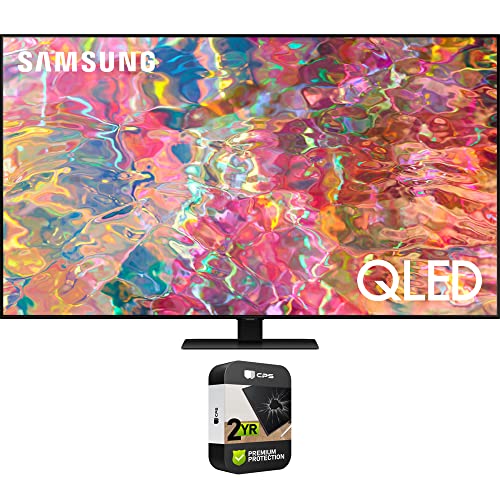 Samsung QN65Q80BAFXZA 65 Inch QLED 4K Smart TV 2022 Bundle with Premium 2 YR CPS Enhanced Protection Pack