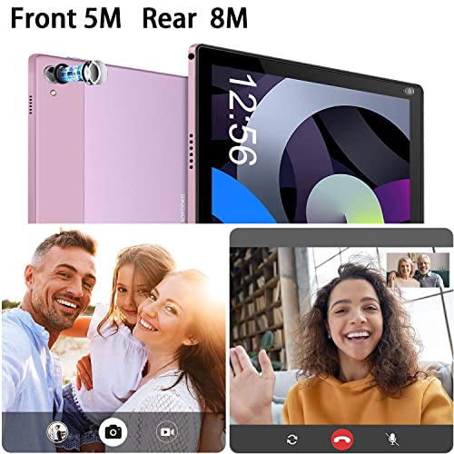 Tablet 10.4 inch Android 11 Tablet pc,4GB RAM 64GB ROM 256GB Expandable, Quad Core 6500mAh Battery, 1332x800 HD Tablets,10-Point Touch 2.5D G+G, 8MP+5MP Camera, Bluetooth, 5g WiFi Tablet (Pink)