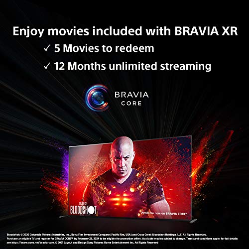 Sony X95J 85 Inch TV: BRAVIA XR Full Array LED 4K Ultra HD Smart Google TV with Dolby Vision HDR and Alexa Compatibility XR85X95J- 2021 Model , Black