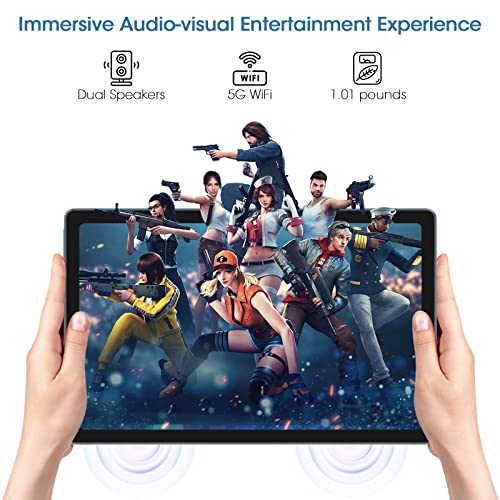 Gaming Tablet, Android Tablet with 8GB + 128GB, 10.36" Full HD 2K Screen Display, 2000x1200 Resolution Octa Core Tablet,Bluetooth 5.0, 5G WiFi for Learning,Gaming,Working Blackview Tab 11 (Gray)