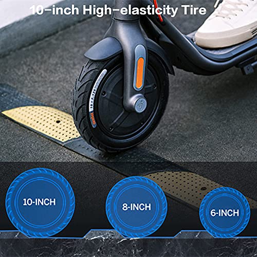 Segway Ninebot F40 Electric Kick Scooter, 350W Powerful Motor, 10-inch Pneumatic Tire, Foldable Commuter Electric Scooter for Adults, Dark Grey