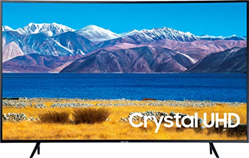 SAMSUNG UN55TU8300FXZA 55 inch HDR 4K UHD Smart Curved TV Bundle with 1 YR CPS Enhanced Protection Pack