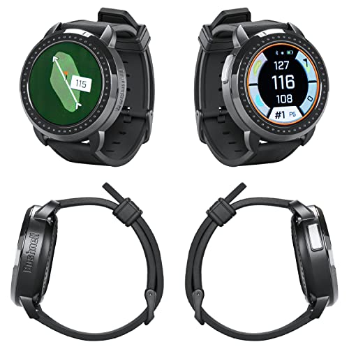 Bushnell iON Elite Black Golf GPS Watch with Wearable4U Lens Cleaning Cloth Bundle