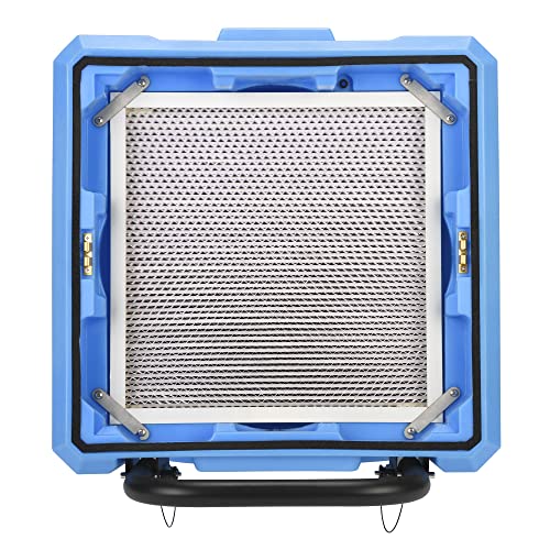 Lasko BlueDri AS1000 1000 CFM Portable Large Capacity HEPA Air Scrubber with Two-Stage Filtration, Blue