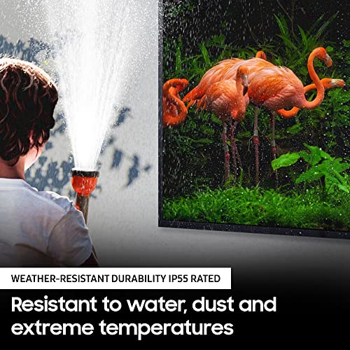 SAMSUNG 55-inch Class QLED 4K UHD The Terrace Series Outdoor Direct Full Array 16x Quantum HDR 32x, Weatherproof, Wide Viewing Angle, Smart TV with Alexa Built-in (QN55LST7TAFXZA, 2020 Model)