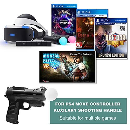 AWJGVBOY Sony PS4 VR MOVE somatosensory handle light gun PS VR gun PSVR auxiliary shooting compatible with PS3PS4 move somatosensory controller handle football accessories