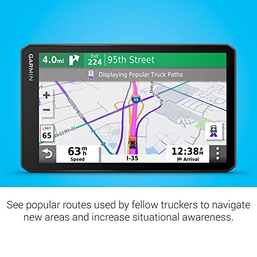 Garmin dezl OTR700, 7-inch GPS Truck Navigator, Easy-to-read Touchscreen Display, Custom Truck Routing and Load-to-dock Guidance, 7 Inch