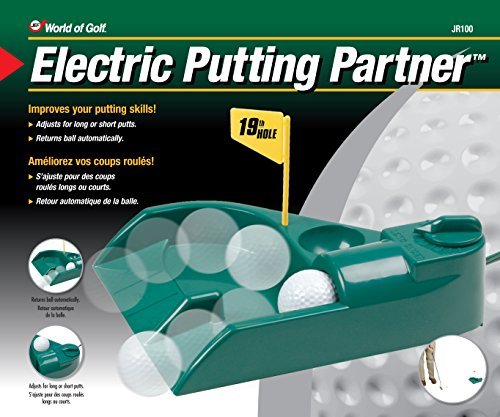 Golf Gifts & Gallery Electric Putting Partner, Black