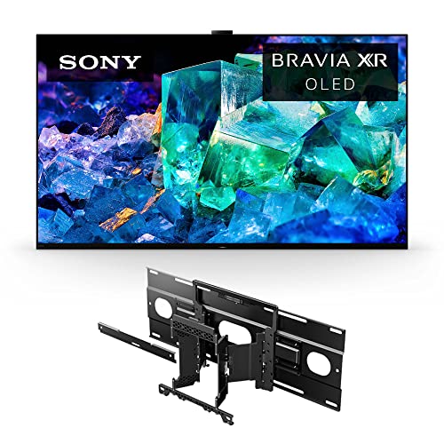 Sony 65 Inch 4K Ultra HD TV A95K Series: BRAVIA XR OLED Smart Google TV, Dolby Vision HDR, Exclusive Features for PS 5 XR65A95K- 2022 Model w/SU-WL855 Ultra Slim Wall-Mount Bracket