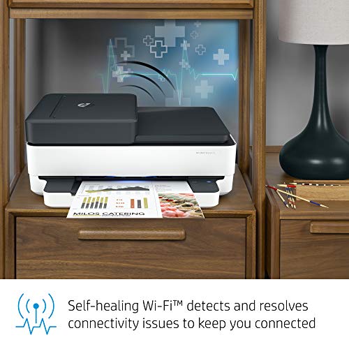 HP Envy Pro 6475 Wireless All-in-One Printer, Includes 2 Years of Ink Delivered, Mobile Print, Scan & Copy, Compatible with Alexa (8QQ86A)