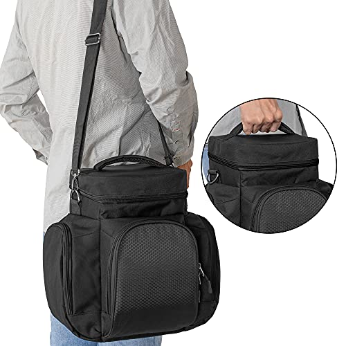 Trunab Console Carrying Case Compatible with Xbox Series X, Travel Bag with Multiple Storage Pockets for Xbox Controllers, Games, Cables, Portable Hard Disk and Other Accessories