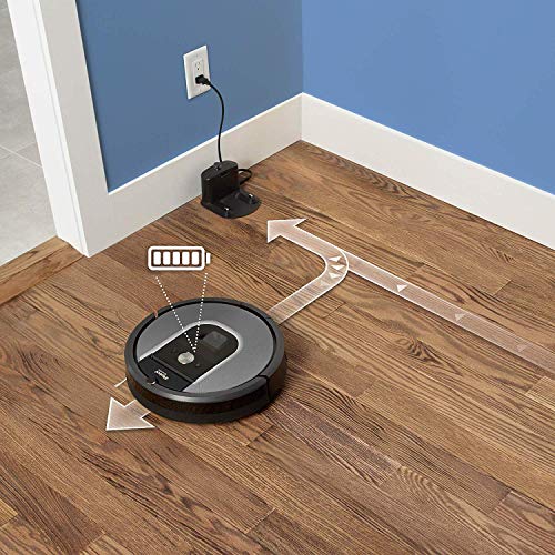 iRobot Roomba 960 Robot Vacuum- Wi-Fi Connected Mapping, Works with Alexa, Ideal for Pet Hair, Carpets, Hard Floors (Renewed)