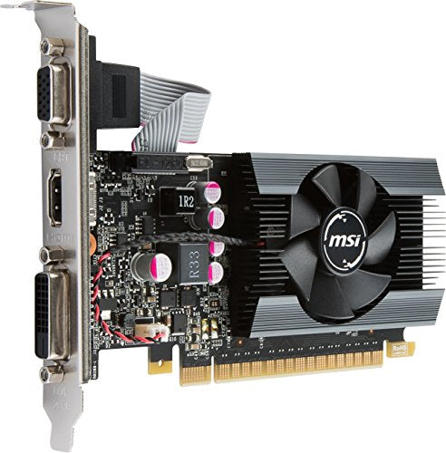 MSI GAMING GeForce GT 710 2GB GDRR5 64-bit HDCP Support DirectX 12 OpenGL 4.5 Single Fan Low Profile Graphics Card (GT 710 2GD5 LP)