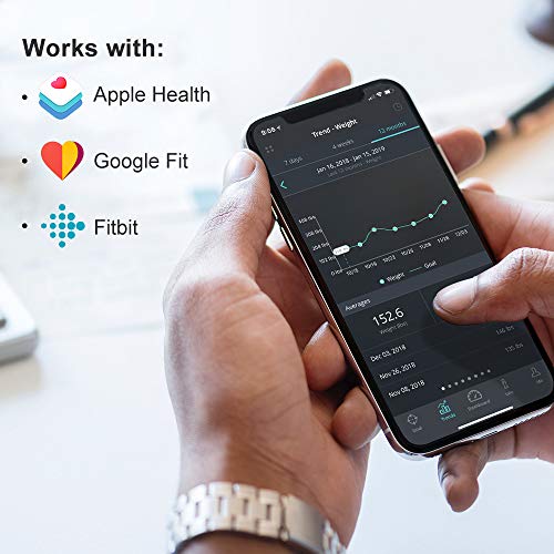 Innotech Smart Bluetooth Body Fat Scale Digital Bathroom Weight Weighing Scales Body Composition BMI Analyzer & Health Monitor with Free APP, Compatible with Fitbit, Apple Health & Google Fit