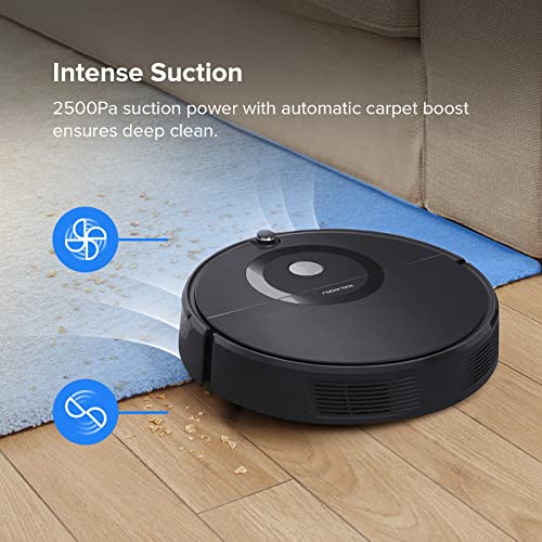 roborock E5 Robot Vacuum Cleaner with 2500Pa Strong Suction, APP Total Control, Carpet Boost, Ideal for Large Homes with Pets, Compatible with Alexa