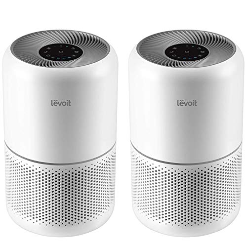 LEVOIT Air Purifier, White & Air Purifiers for Home Large Room, Smart WiFi and PM2.5 Monitor H13 True HEPA Filter Removes Up to 99.97% of Particles, 1005 sq.ft, White