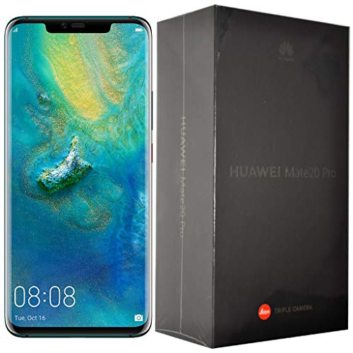 Huawei Mate 20 Pro LYA-L09 (128GB, Single-SIM, Android, 6.39" inch) (GSM Only, No CDMA) Factory Unlocked 4G/LTE Smartphone (Emerald Green) - International Version